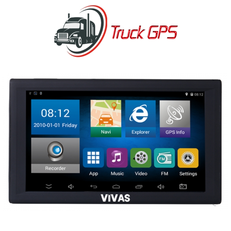 Професионална GPS навигация за камион Vivas Titan 9070, 9", BT, AVIn