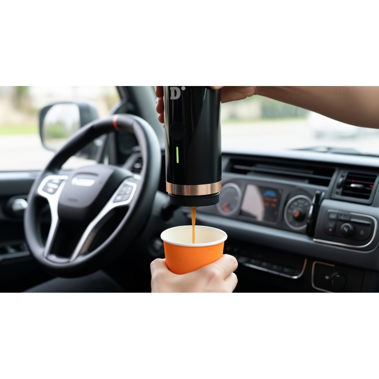 Портативна еспресо кафемашина Diniwid K1, 12 волта, за Кола - Камион, 20 бара