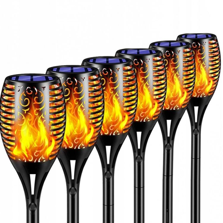 пламък. Най-големият размер 60см. Размер